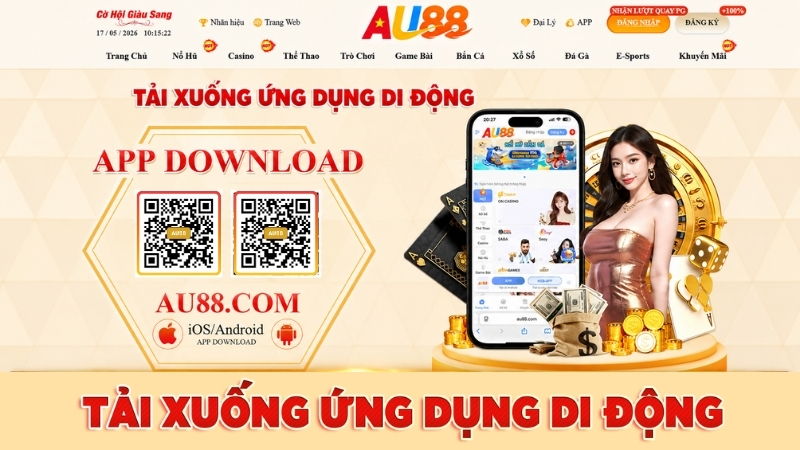 Tải App AU88 - Ứng Dụng Cá Cược Đỉnh Cao Phiên Bản 2026